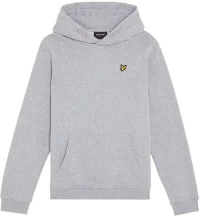 Lyle & Scott Pullover Hoodie Boys Truien & Vesten Jongens - Sweater - Hoodie - Vest- Lichtgrijs - Maat 140/146