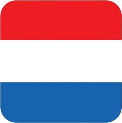 Bierviltjes Holland - 30x stuks - vierkant - landenthema - 9 x 9 cm - onderzetter