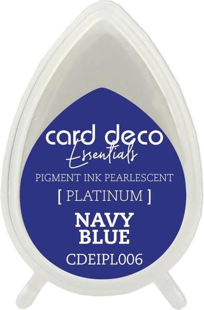 Card Deco Essentials Fast-Drying Pigment Ink Pearlescent Navy Blue