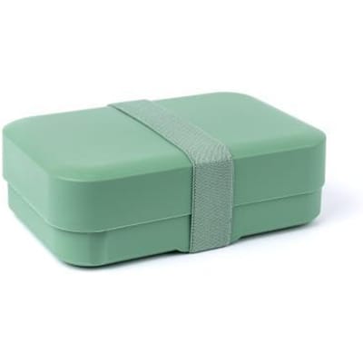 Amuse Lunchbox Large Sage - Brooddoos met elastiek - Broodtrommel - in hoogte verstelbaar - BPA-vrij - Groen - 900ml
