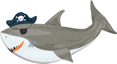 Amscan Folieballon Piratenhaai Supershape Xl 104 X 58 Cm