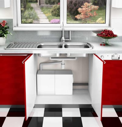 VORTOLIFT 2K Pompvermaler. Bestemd om afvalwater uit sanitaire installaties weg te pompen