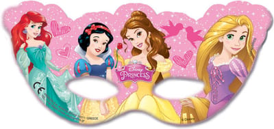 Vegaoo - 6 Disney prinsessen maskers