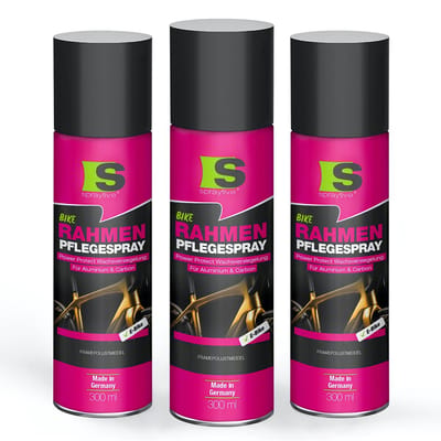 Spraytive 3x 300ml fiets frame spray – beschermende wax voor lak en onderdelen – geeft glans en beschermt tegen vuil en vocht