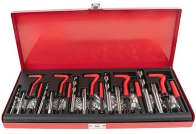 Helicoil Reparatieset - 131-delige Schroefdraadreparatieset voor M5, M6, M8, M10, M12
