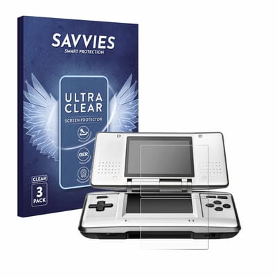 Savvies - Screenprotector voor Nintendo DS - Folie Beschermfolie transparant 6 Stuks