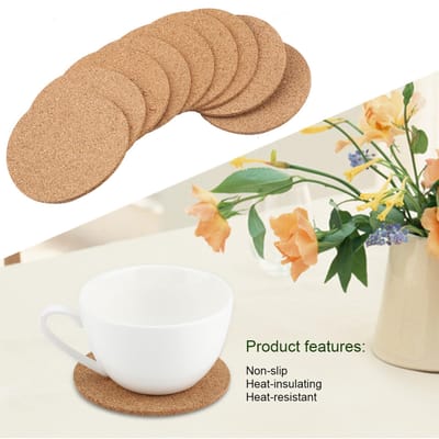 100 Stuks Houten Drank Onderzetter Thee Koffie Kop Mat Pad Hout Tafelgerei Huisdecoratie 100pcs