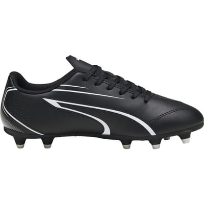 Puma Heren Vitoria FG/AG Voetbalschoenen (Zwart/Wit)