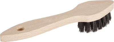 Excellent Poetsborstel voor leder - 17 cm - Lederonderhoud - Duurzame poetsborstel voor leer - licht stijve haren - Met ophanggat