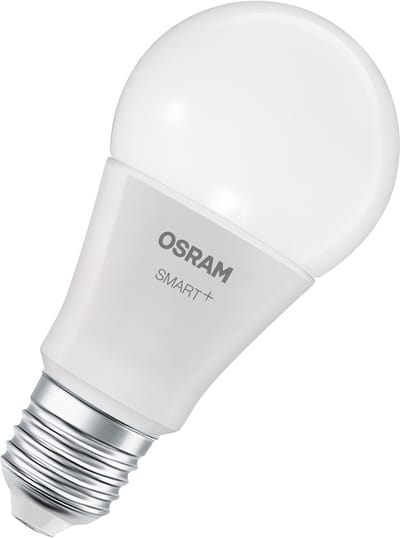 OSRAM SMART+ LED-lamp, bolvormig A60 RGBW E27, bestuurbaar via app en spraakassistent, instelbaar wit, meerkleurig, wifi, compatibel met Matter