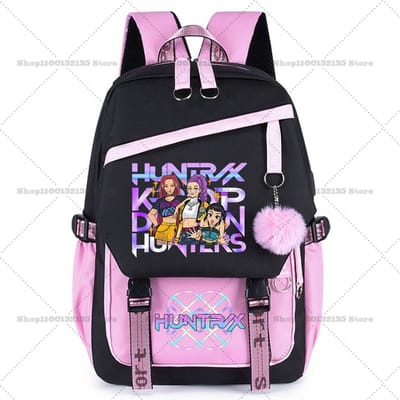 Sac à dos Kpop Demon Hunter pour Garçon Fille Élève Scolaire Adolescent Sacs à livres Femmes Hommes Rucksack Kawaii Sac à dos de Voyage Mochila Cadeau de Haute Qualité