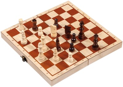 Philos Schaak Kassette Met Randbeschrijving Veld 30 mm, Koningshoogte 63 mm