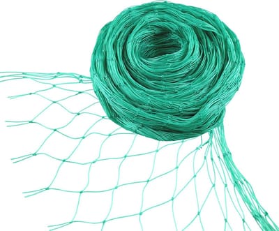 Huisdierenbescherming: 10 m x 1,5 m Kippennet met 5 cm Grof Gaas voor Tuin en Balkon, UV-bestendig en Duurzaam Kippenhek voor Veilige Kippenopvang