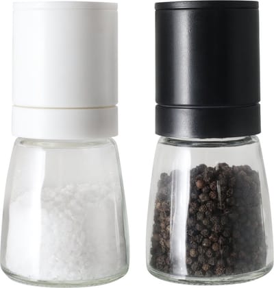Vialli Design Black&White peper- en zoutstel