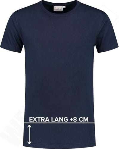 Santino T-shirt extra lang Jace plus