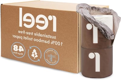 Toiletpapier Pakket - Bamboe Rollen - Dagelijks Gebruik - Boomvrij 3-Laags - 48 Rollen - Wit