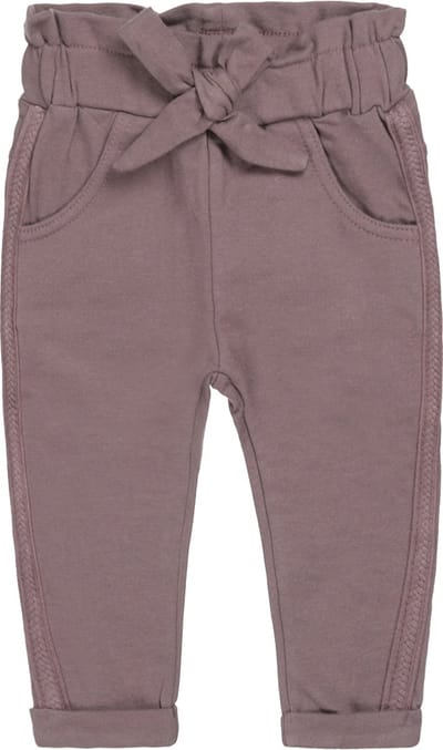 Dirkje meisjes joggingbroek grijs bruin paperbag - maat 56