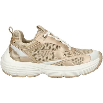 Steve Madden Power Sneakers Buff Gold/white Maat: 36 | Sneakers Outlet | Dames | Beige