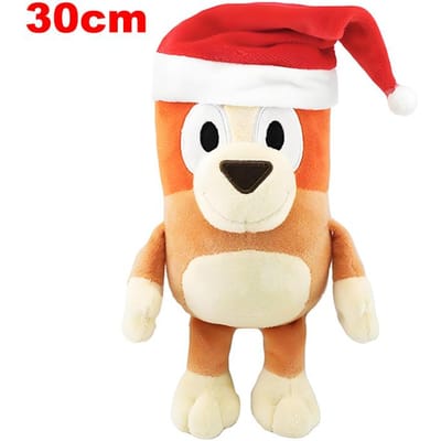 20/30CM Bluey Et Bingo Peluches Étoile Brillante Yeux Bluey Bingo Anime Peluches Jouets Remplis Cadeau d'Anniversaire Noël Pour Enfants