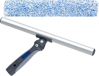 Lewi professionele Flexibele inwasser met hoes 45 cm grijs met soft Ergonomic twee componenten greep