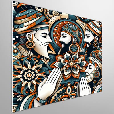 Kunstprint | Wanddecoratie | Dibond | 100 × 100 cm