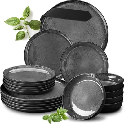 CLVP® Serviesset 6 Persoons - Serviessets - Bordenset - Chique Bordenset - Porselein