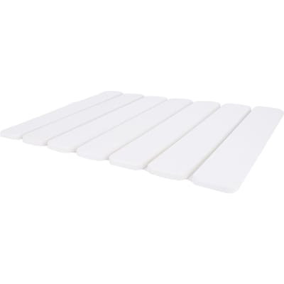 Tapis d'égouttage pour vaisselle en pierre pour plan de travail de cuisine Diatomite Pliable Absorbant Tapis d'égouttage multi-usages white