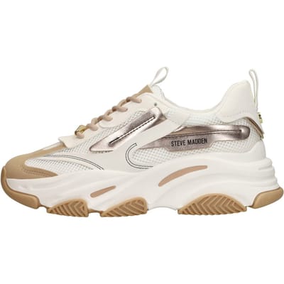 Steve Madden Possession-e Sneakers Cream Rose Gold Größe: 36 | Trainers Outlet | Damen | Rosa