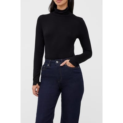 French Connection Venitia Jersey Split Cuff Top Black Taglia: XS | Maglie a manica lunga Outlet | Donna | Nero