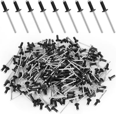 Blindklinknagels 4x10mm - set van 200 stuks voor gebouwen, schepen en auto's