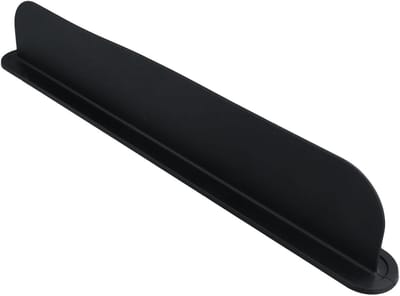 Spoelbak Spatbeschermer - Keuken Protector - Keuken Schoonhouden - Innovatieve Siliconen - 50 x 10 cm - Zwart