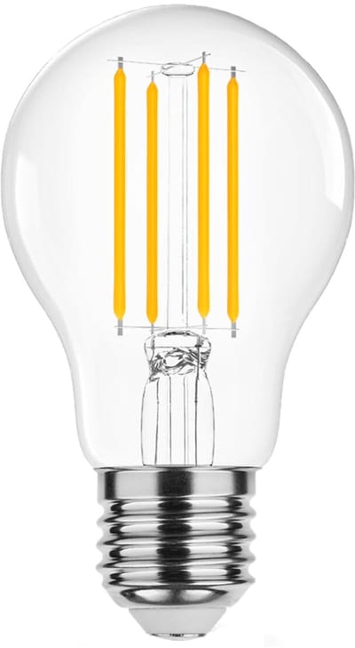Modee E27 LED Lamp 8W - 1055lm - 2700K - Warm Wit - LED Filament Globe A60 - Vervangt 75W Halogeen Gloeilamp