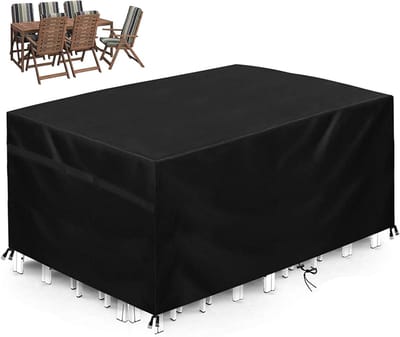 Tuinmeubelhoes 200 x 160 x 70 cm van 420D Oxford, Waterdicht, Winterbestendig en UV-bescherming voor Tuinmeubelen