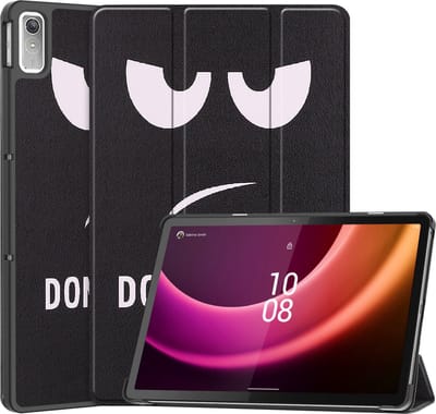 Hoes - Geschikt voor Lenovo Tab P11 (2e / 2nd Generatie) - Dun & Stevig - Trifold Bookcase - Hard Cover - Hardcover Book Case - Tablet Hoesje - Don't Touch Me