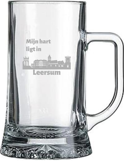 Gegraveerde bierpul 50cl Leersum