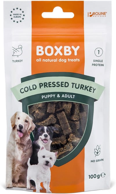 Proline Boxby - Graanvrij - Kalkoen - Hondensnack - 100 g