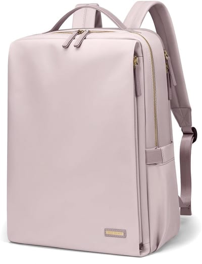 Dailygoods- Laptoprugzak Stijlvol - Rugzak Dames - Laptopvak tot 15,6 inch - Ruime Binnenruimte - Voorvak met Ritssluiting - Praktische Zijvakken