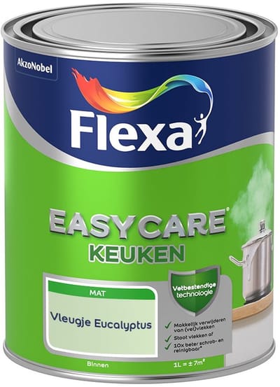 Flexa - Easycare Keuken - Vleugje Eucalyptus - Mengverf - 1 L