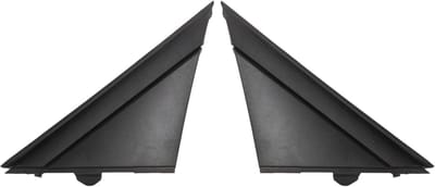 Deurspiegel Flag Applique Panel, Krasbestendig Zwart Bestuurder en Passagierszijde Deurspiegel Flag Cover Molding vervanging geschikt voor 500 2012-2017, 1SH17KX7AA, 1SH16KX7AA