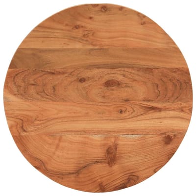 Vidaxl Plateau Pour Table Basse, Ø40X2,5 Cm, Rond, Bois Massif d'Acacia