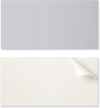 Zelfklevend vinylpaneel - Kantoorwanddecoratie 100x50 cm Grijs