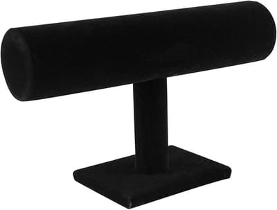 T-stijl displaystand voor kleine items, ideaal voor winkels en thuisopslag, zwart kleur