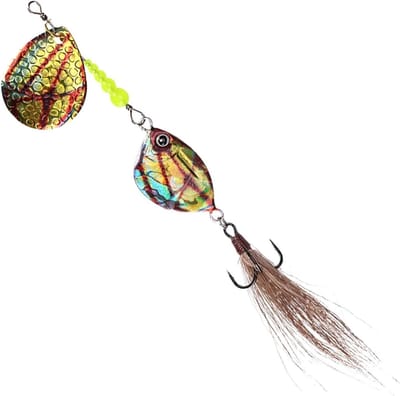 Spinlokaas Kunstaas - Vis Lokaas - Vissen Op Lange Afstand - Realistische Glitters - 11x4x1.5 cm - Kleurrijk Verloop