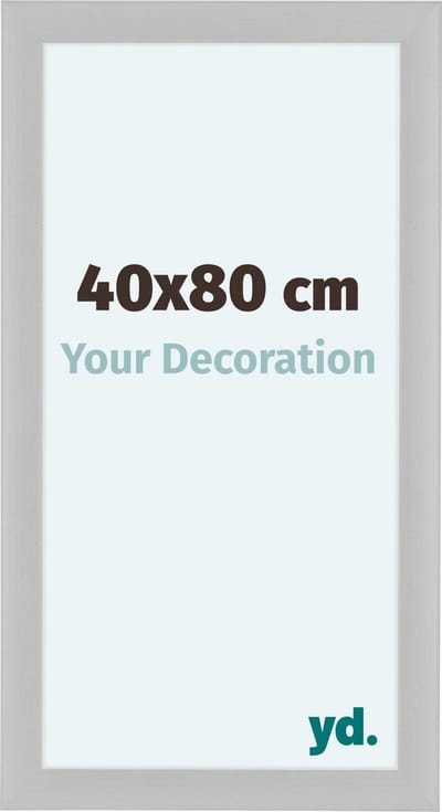 Your Decoration - Fotolijst 40x80 cm - MDF - Wit Houtnerf - Como