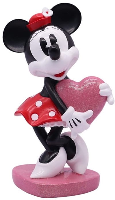 Disney Home 3D Statue - Minnie Mouse With Heart