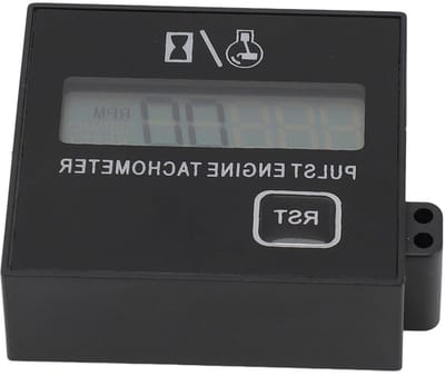 Inductieve Toerenteller - Digitale Meter - Motoren Controleren - Oplaadbaar - 30.000 Tpm - Zwart