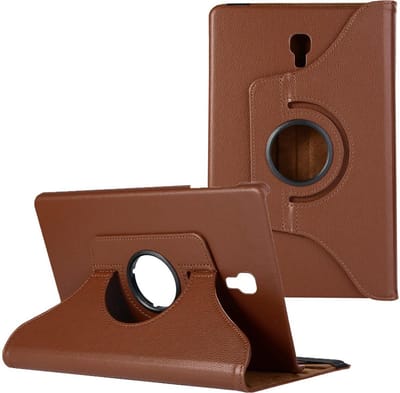 Hoes geschikt voor Samsung Galaxy Tab A 10.5 (2018) - 360 Graden Draaibaar Book Case Cover Kunstleer - Hoesje van iCall - Bruin
