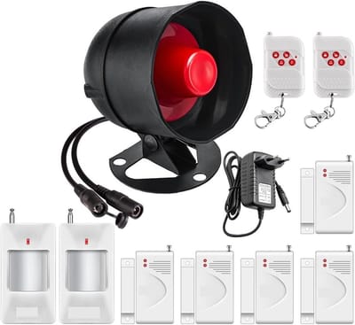 Draadloos Alarmsysteem - Slimme Beveiliging - Huis Beveiligen - App Bediening - 50 Zones - Wit