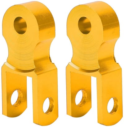 Dailygoods- Schokdemper Hoogteverlenger - 2 Stuks - Aluminium - M10 Montagegat - Betrouwbaar Materiaal - Eenvoudige Installatie - Schokdemperverhoger
