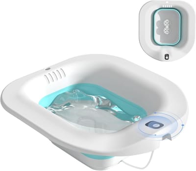 Elektrisch Zitbad - Bidet Toilet - Aambeien Verlichting - Automatisch Spoelsysteem - 375 x 345 cm - Groen